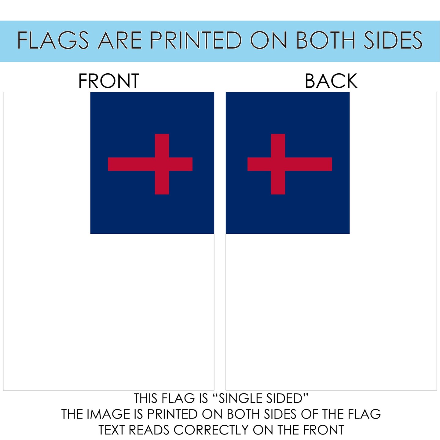 Christian Flag Decorative Christian Flag