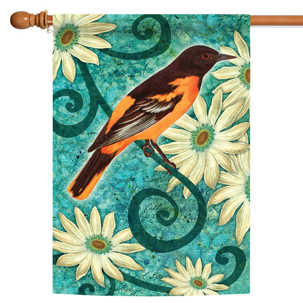 Baltimore Oriole Decorative Bird Flag