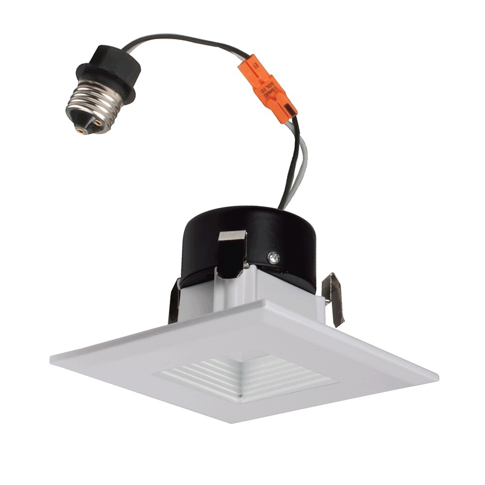 NICOR 3 in. White Square LED Recessed Downlight in 3000K