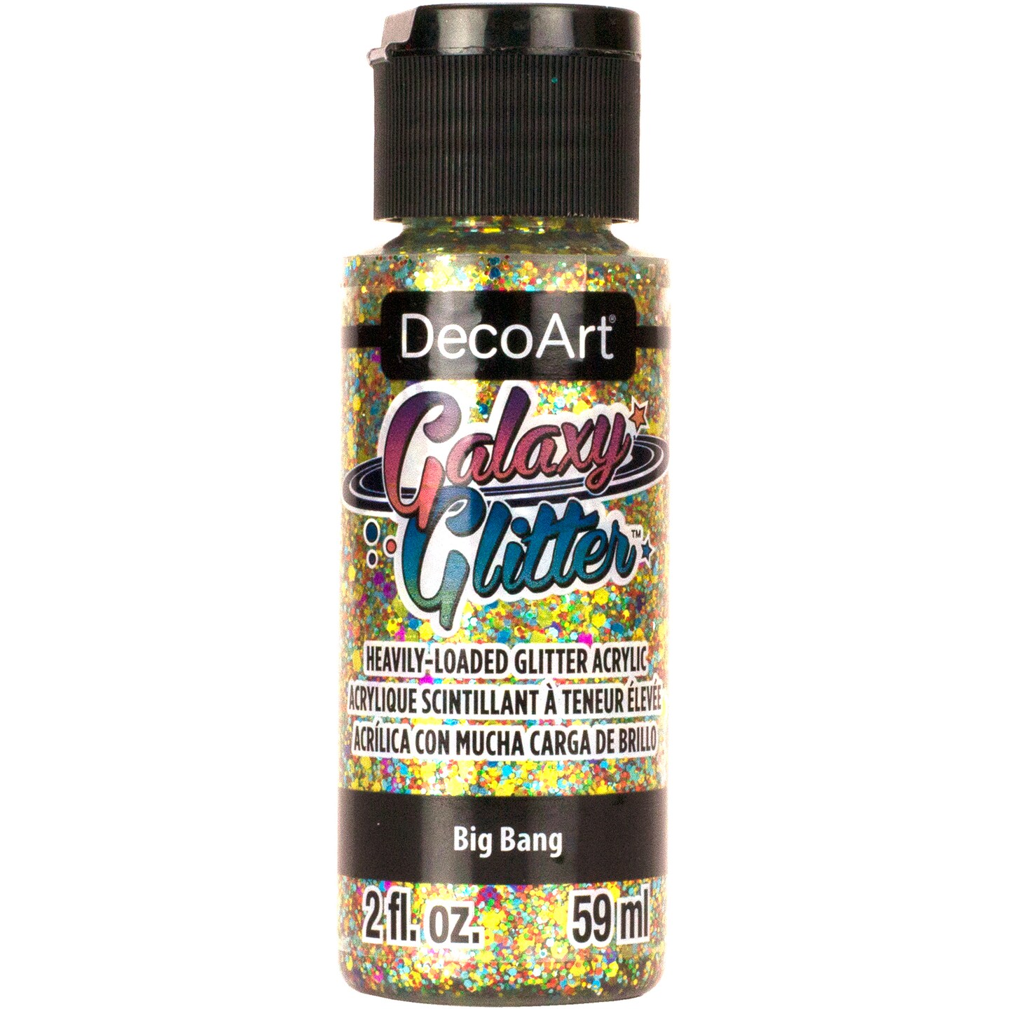 DecoArt Galaxy Glitter Paint, 2 oz., Big Bang