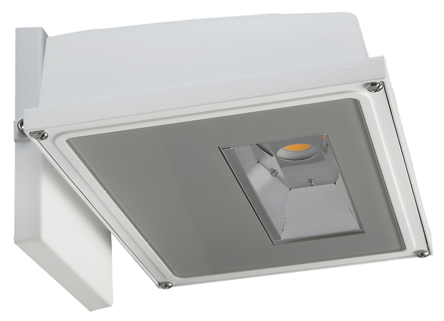 11W LED Small Wall Pack 1261Lm 4000K White Finish