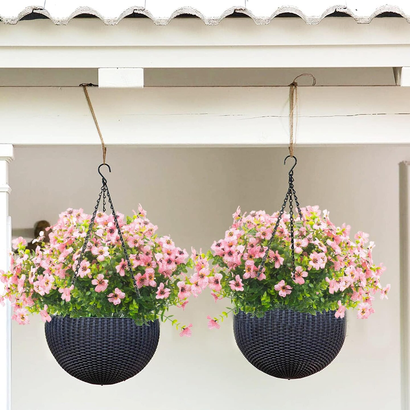 10 Bundles UV Resistant Artificial Flowers for Outdoor D&#xE9;cor