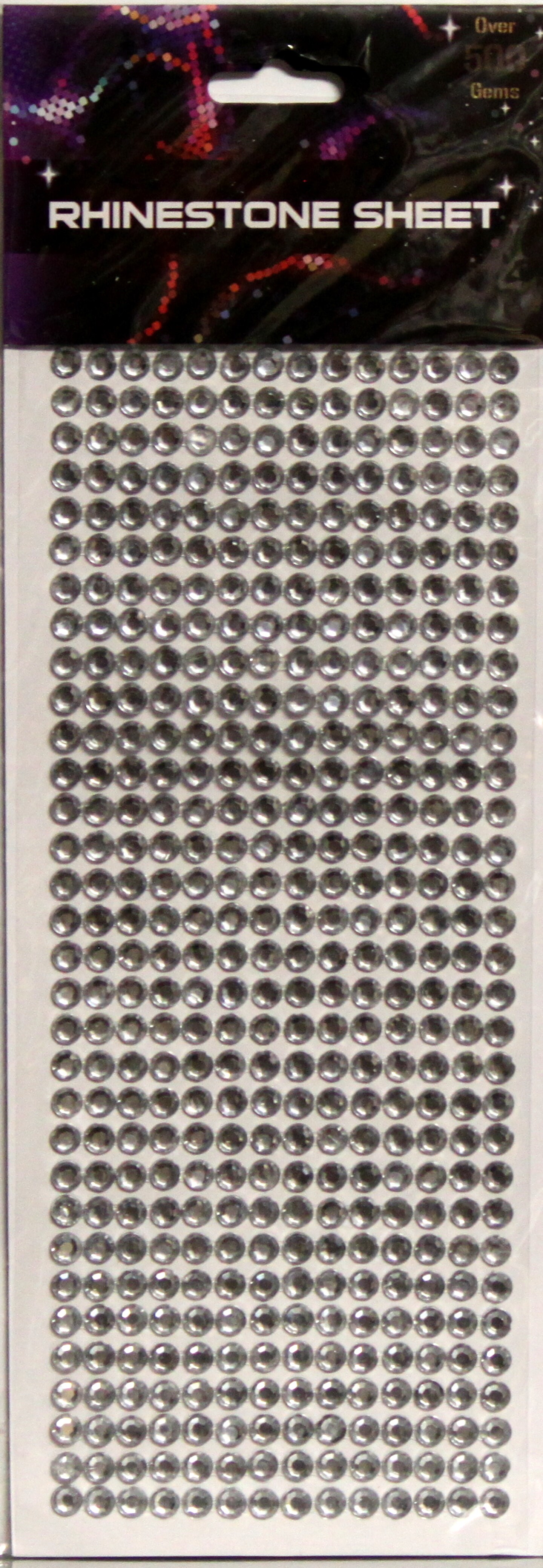 Adhesive Rhinestone Sheet-Clear Diamond