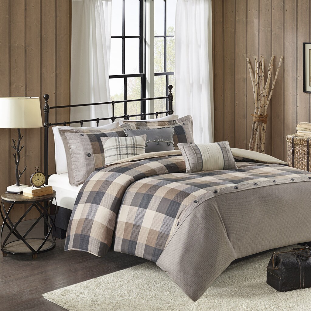 Gracie Mills   6 Piece Herringbone Duvet Cover Set