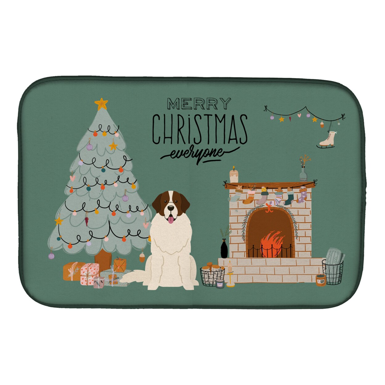 Christmas Dish Mat 