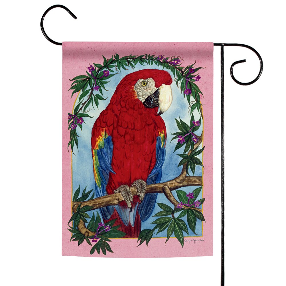 Parrot Perch Decorative Bird Flag