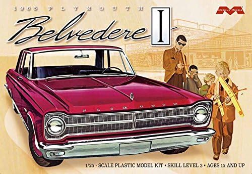 Moebius  1/25 1965 Plymouth Belvedere Plastic Model
