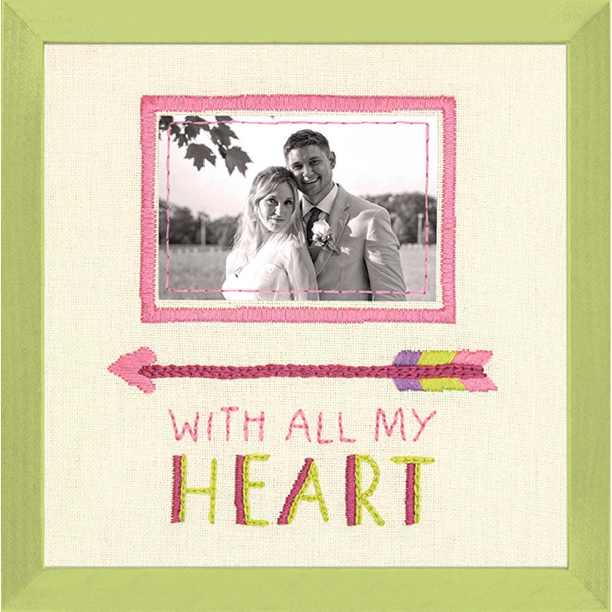 Dimensions  All My Heart Stamped Embroidery Kit