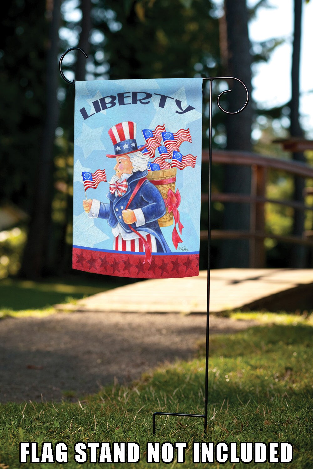 Uncle Sam Decorative Patriotic Flag