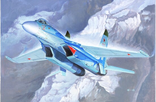Trumpeter   SU-27 FLANKER B     FIGHTER 1/72