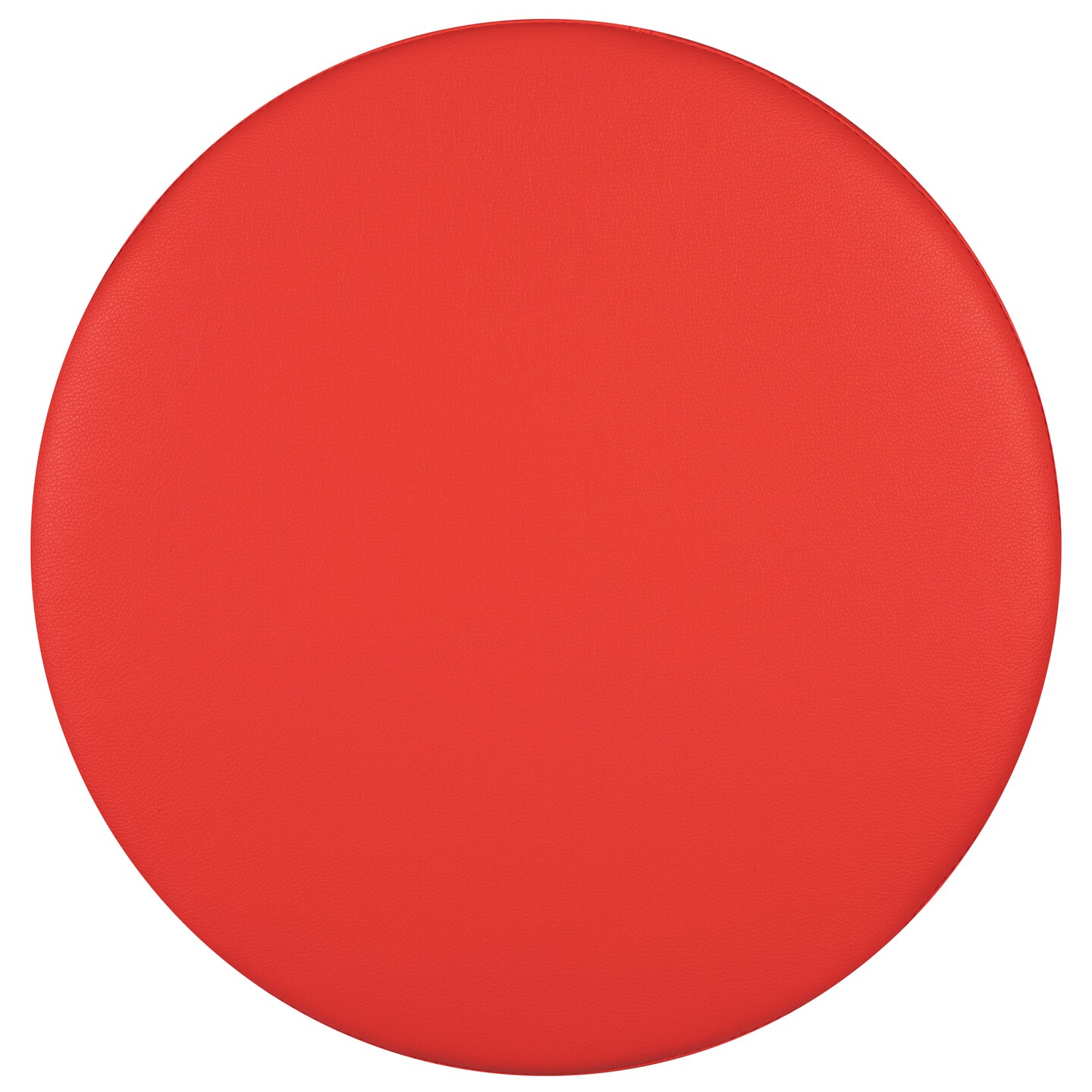 Emma and Oliver 18"H Soft Seating Flexible Circle Backless Chair for Classrooms and Common Spaces