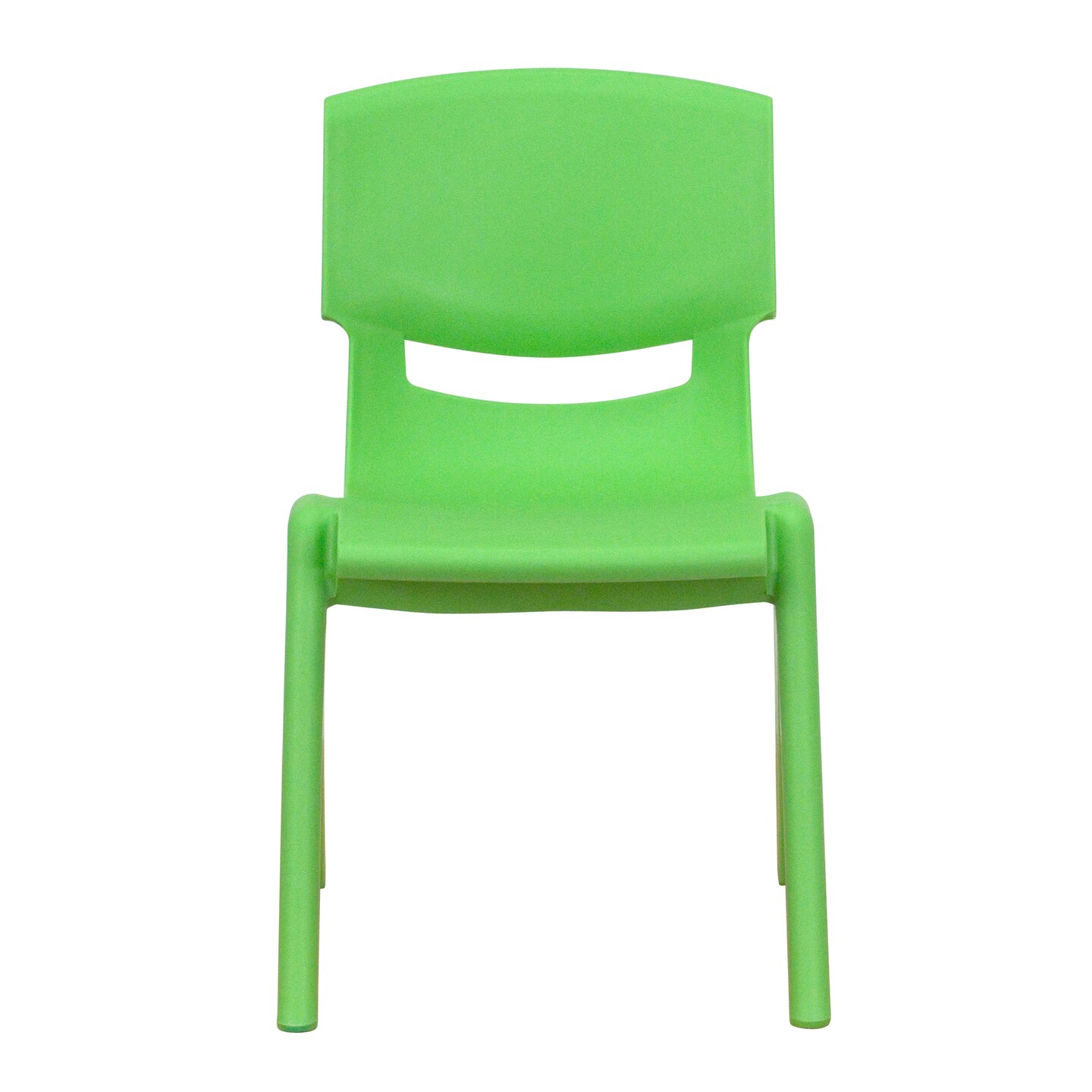 Emma and Oliver 2 Pack Plastic Stackable School Chair with 12&#x22;H Seat, Preschool Seating