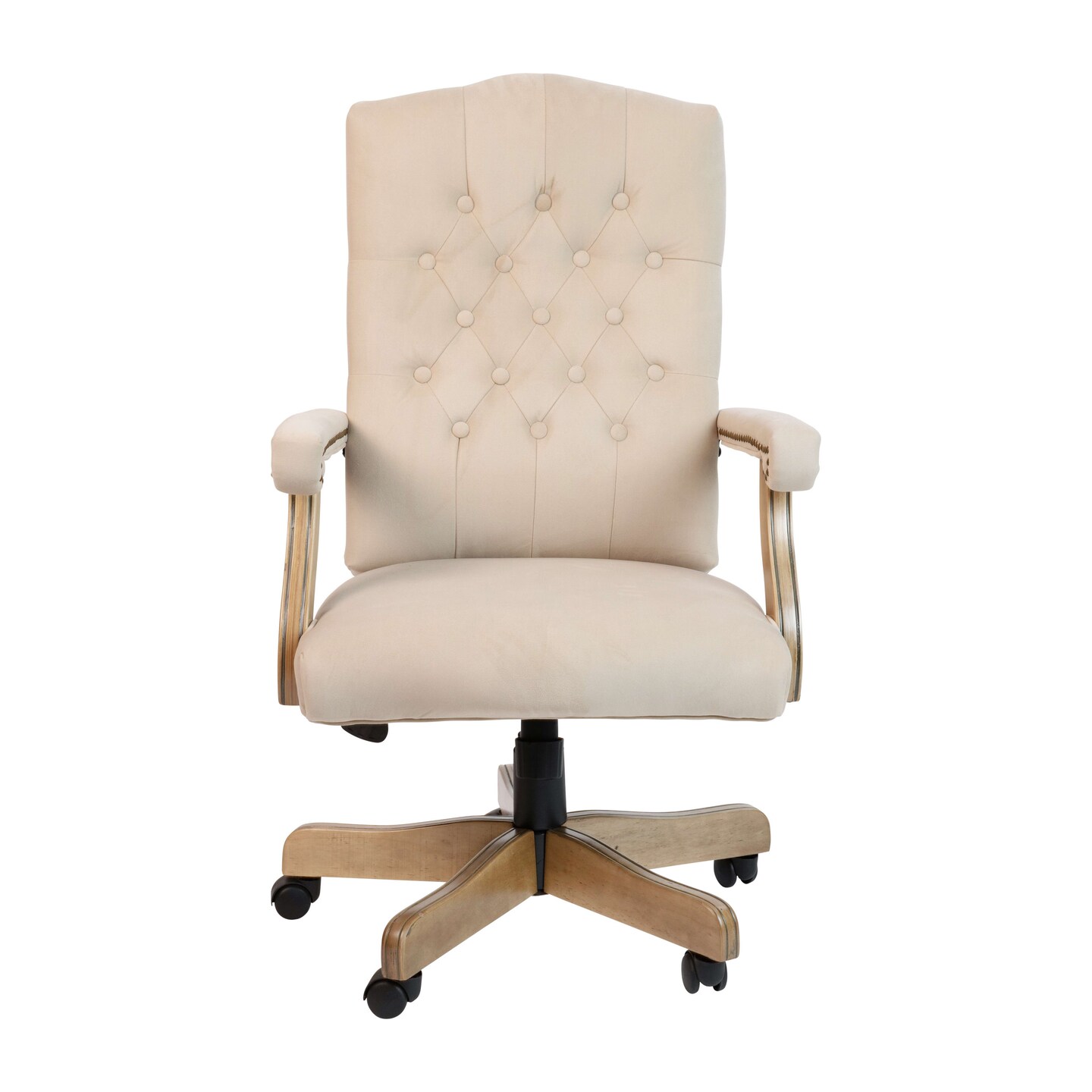 Merrick Lane Versailles High Back Tufted Home Office Chair With Height Adjustment And 360° Swivel