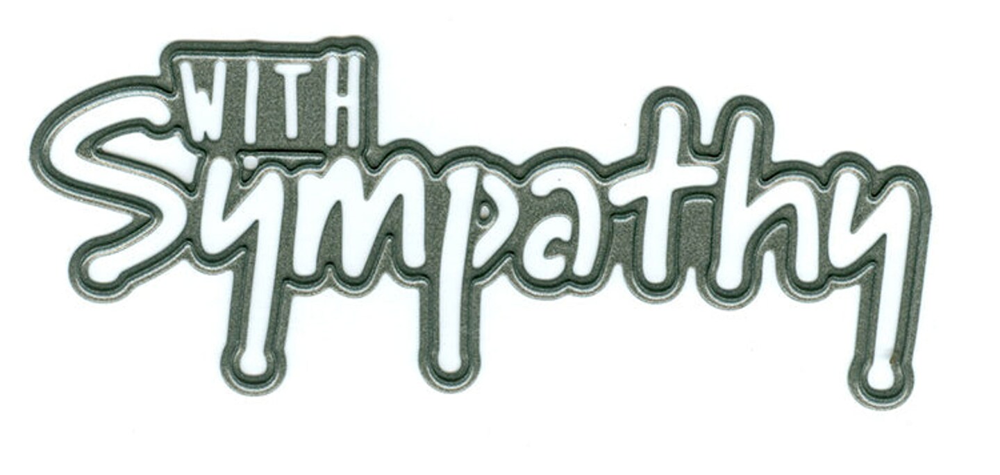 Marianne Design : Craftables Dies - With SYMPATHY