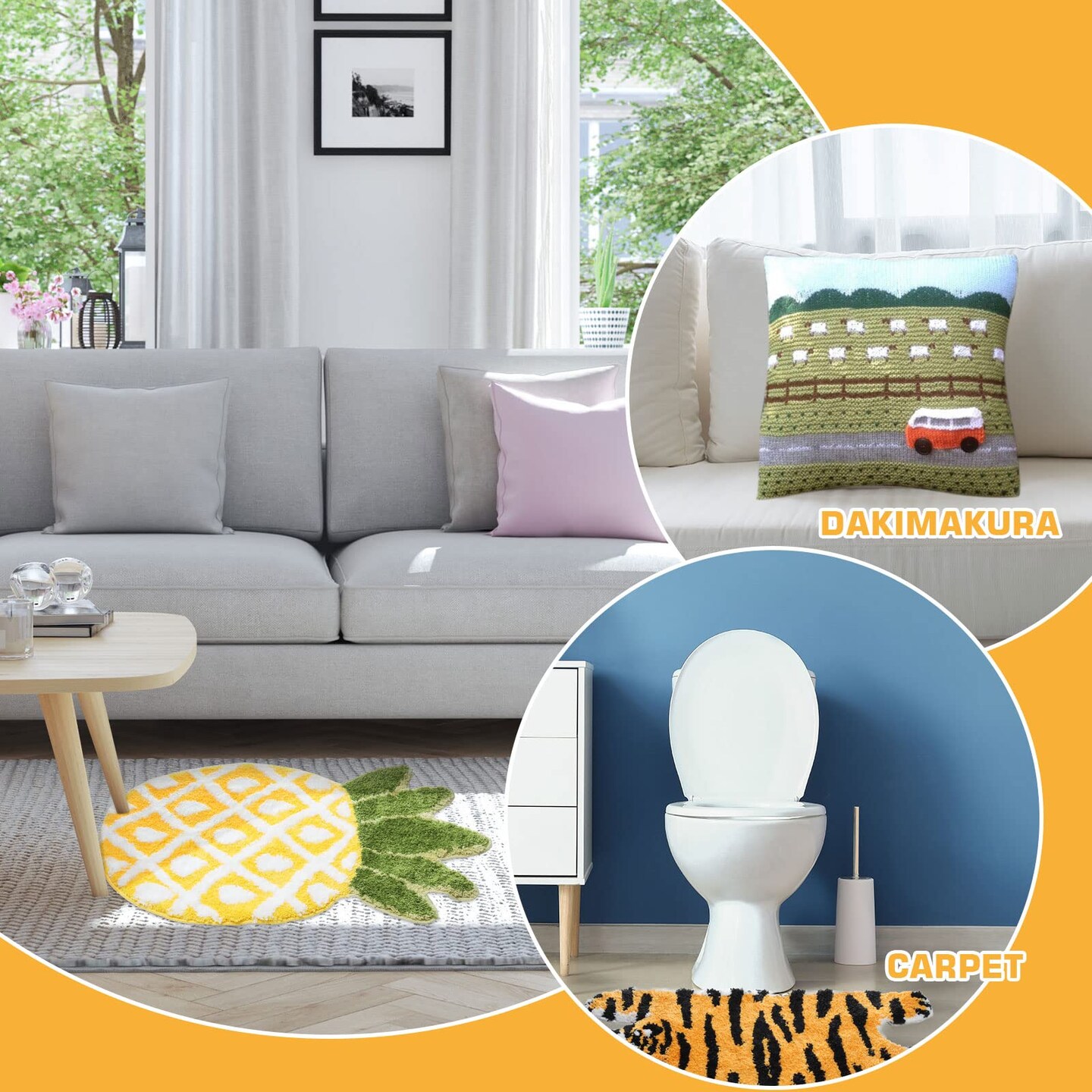 Tufting Cloth with Marked Lines Large Size Tufting Cloth DIY Handmade Rug Fabric Needlework Rug Making Supplies Rug Backing Fabric for Tufting Gun Rug Punch Needle 57.6 x 39.6''