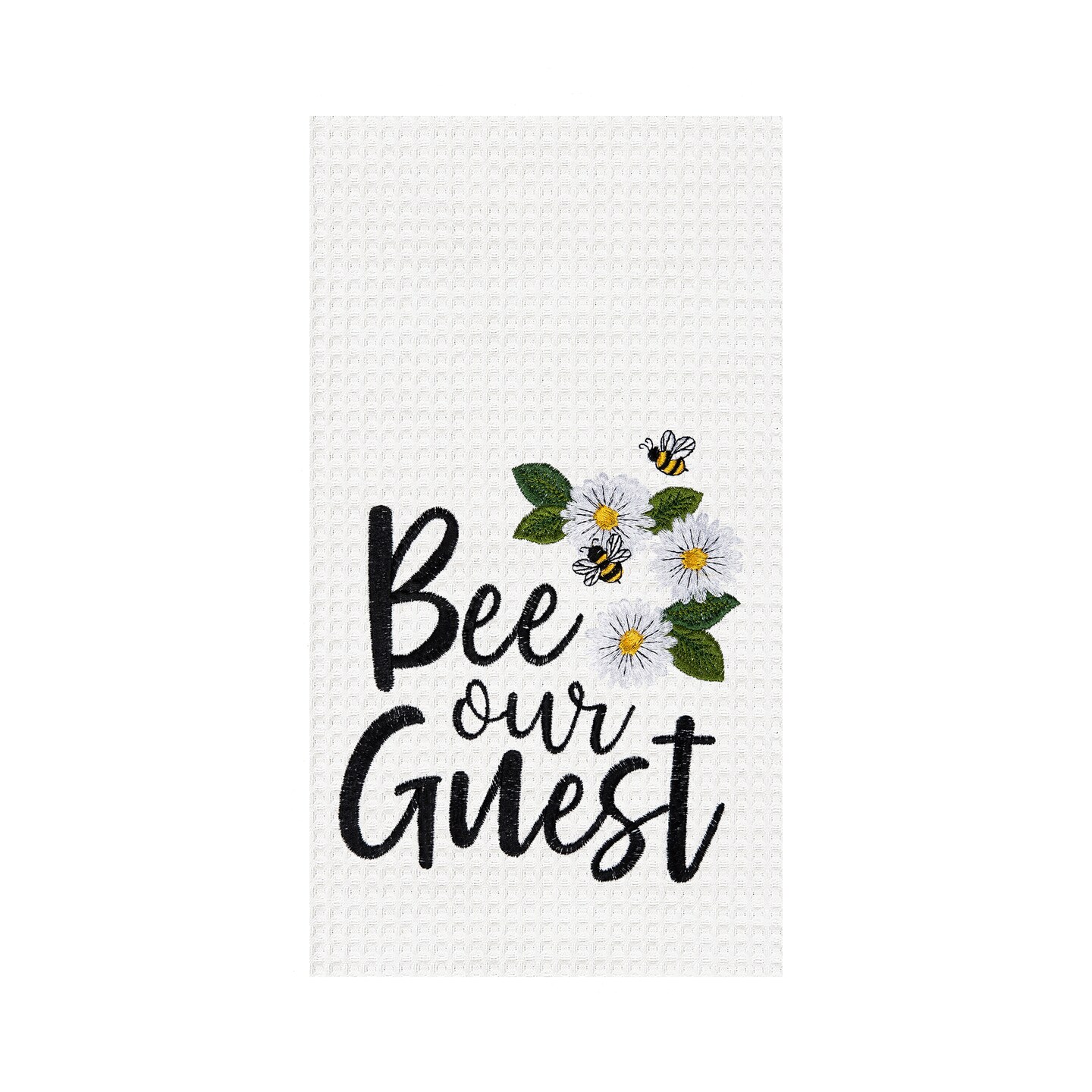 Floral Bee Tea Towel