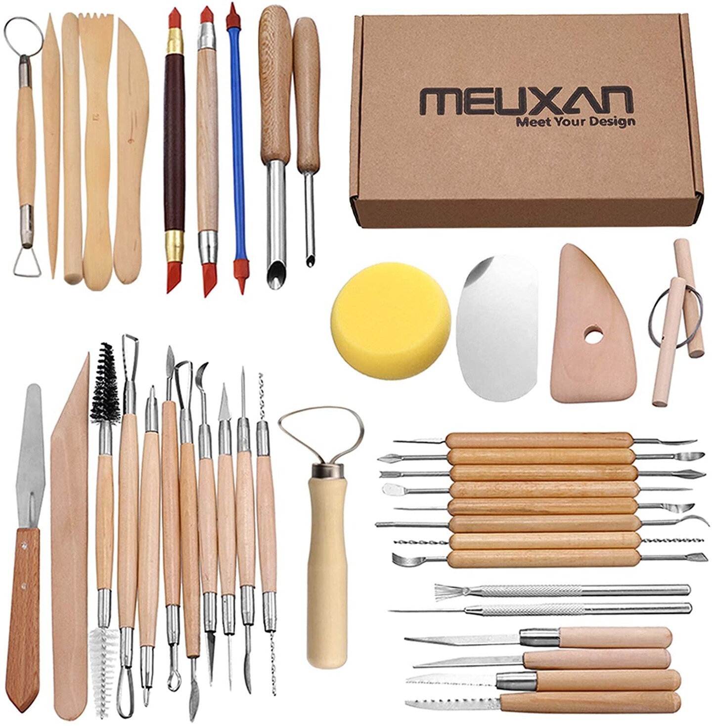 Pottery Tool Set Clay Sculpting Modeling Tools