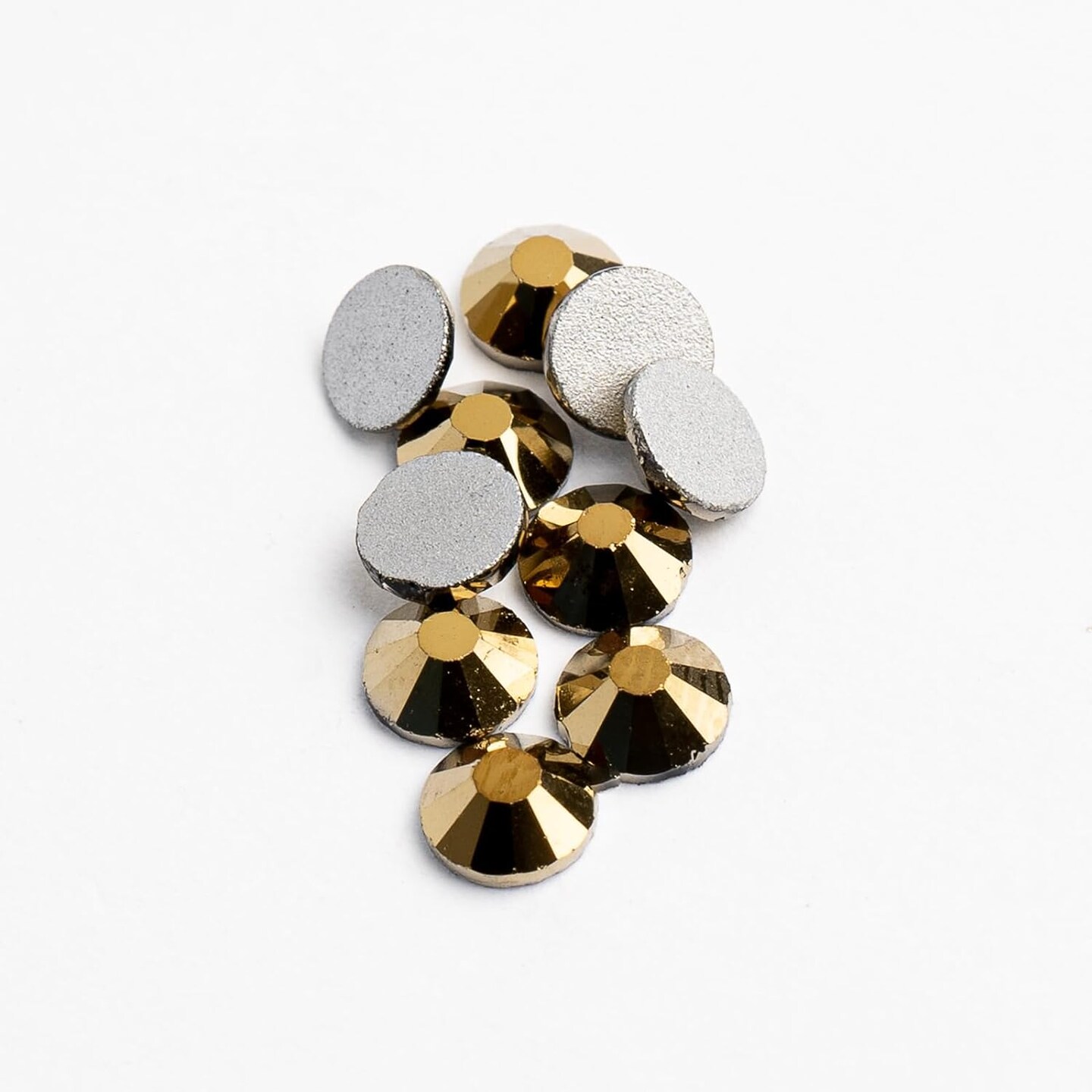 1440pcs Crystal Lane ss20 (4.7mm) Metallic Rose Gold Rhinestones Flat  Backs, Round Glass Gemstone Embellishments