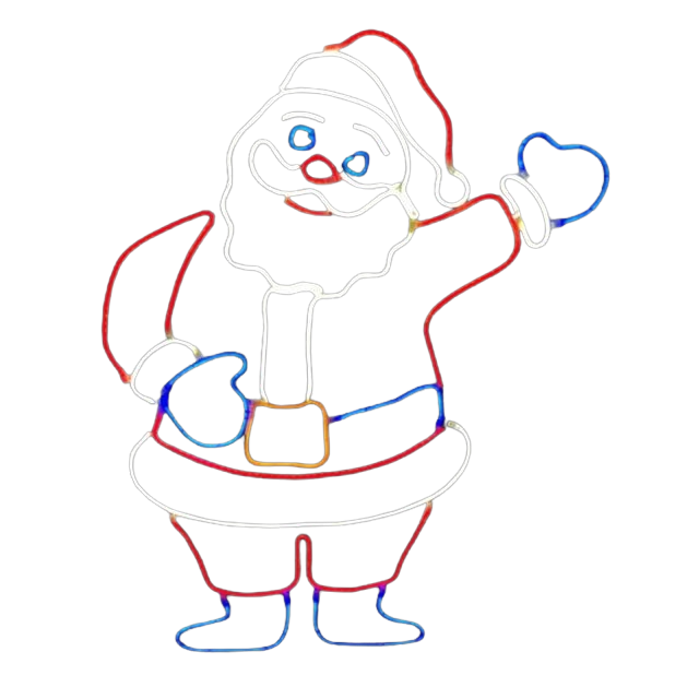 Santa Neon LED Christmas Decor