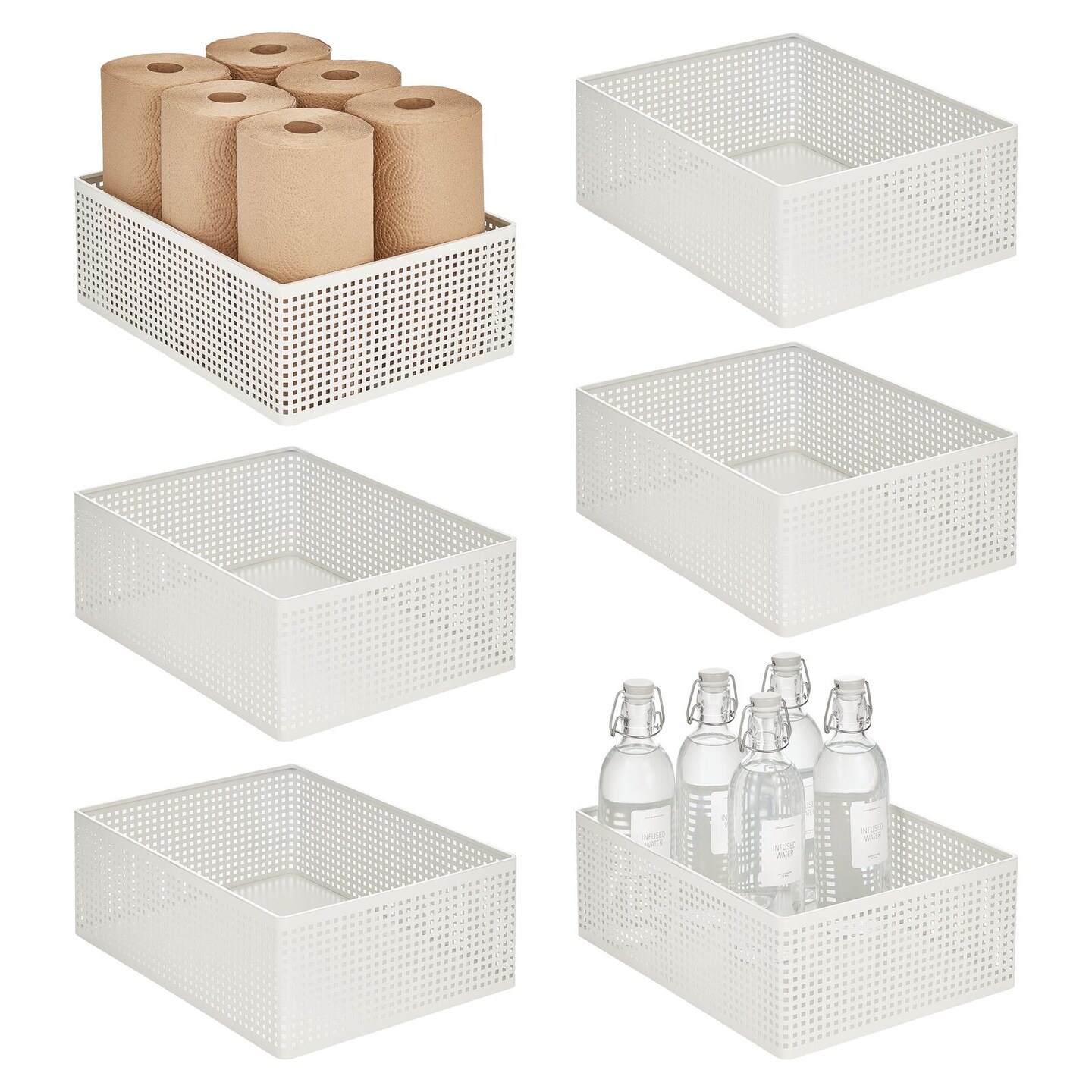 Nate Home by Nate Berkus Metal Kitchen Bin from mDesign