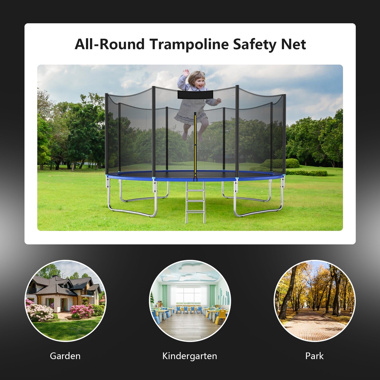 Trampoline Safety Replacement Protection Enclosure Net