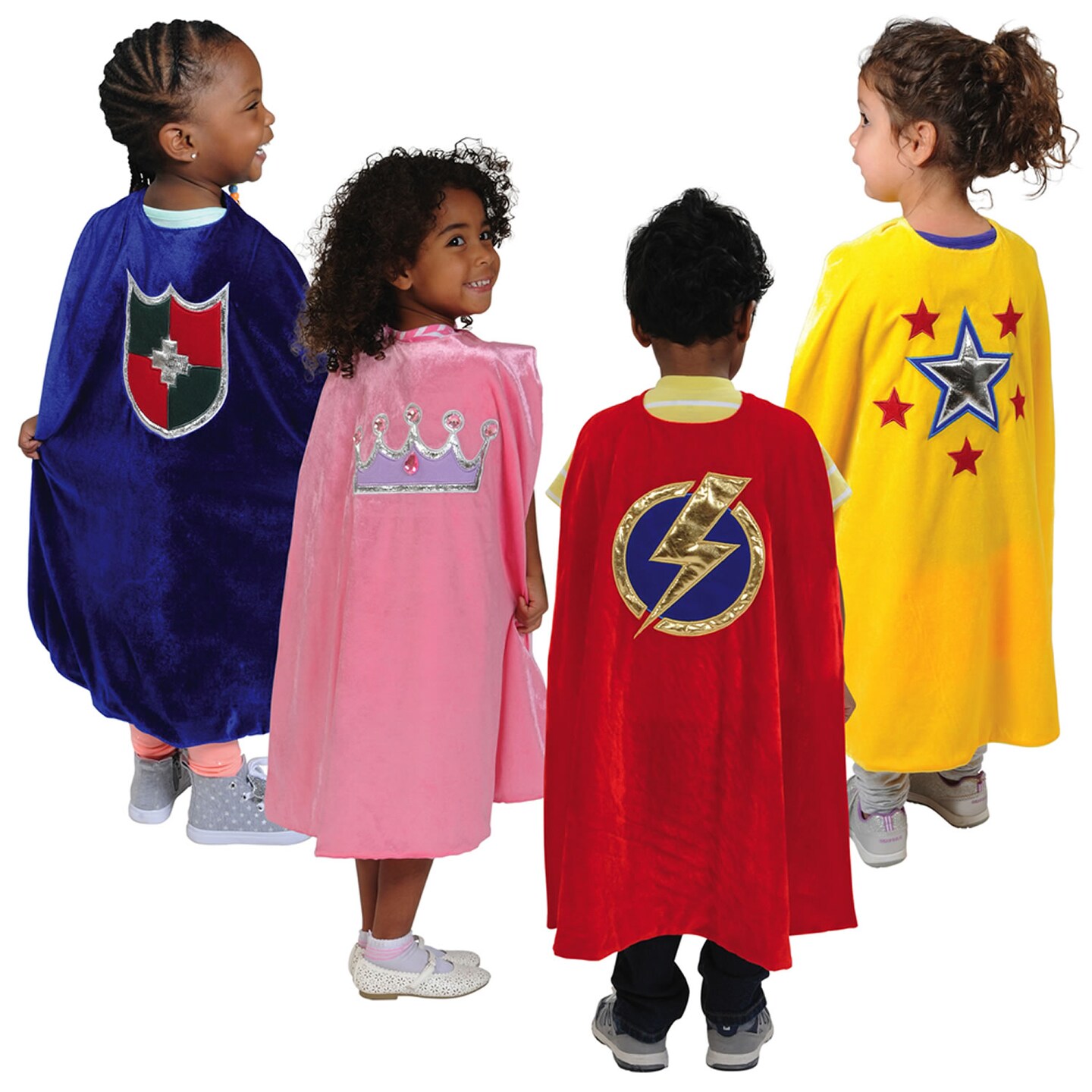 Kaplan Early Learning Company Pretend Play Adventure Capes - Set of 4