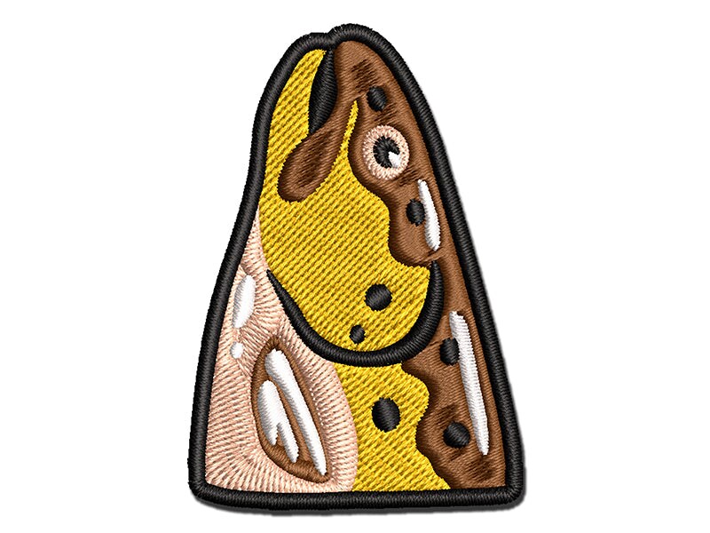 Fish Head Pocket Brown Trout Multi-Color Embroidered Iron-On or Hook &#x26; Loop Patch Applique