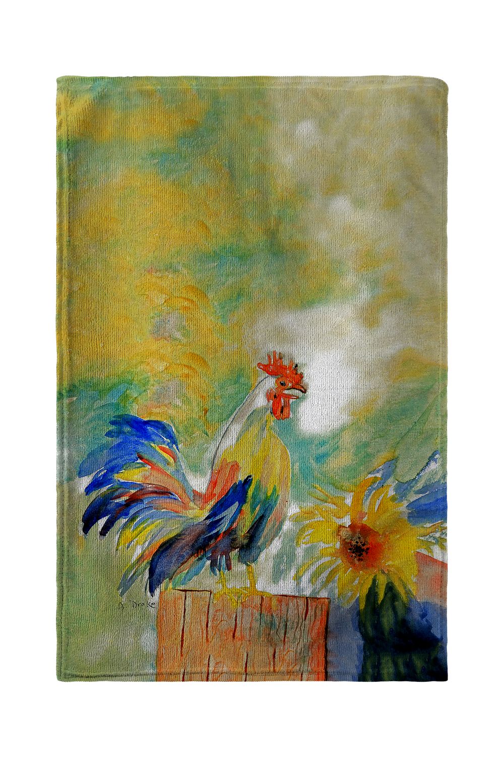 Betsy Drake Betsy&#x27;s Rooster Kitchen Towel