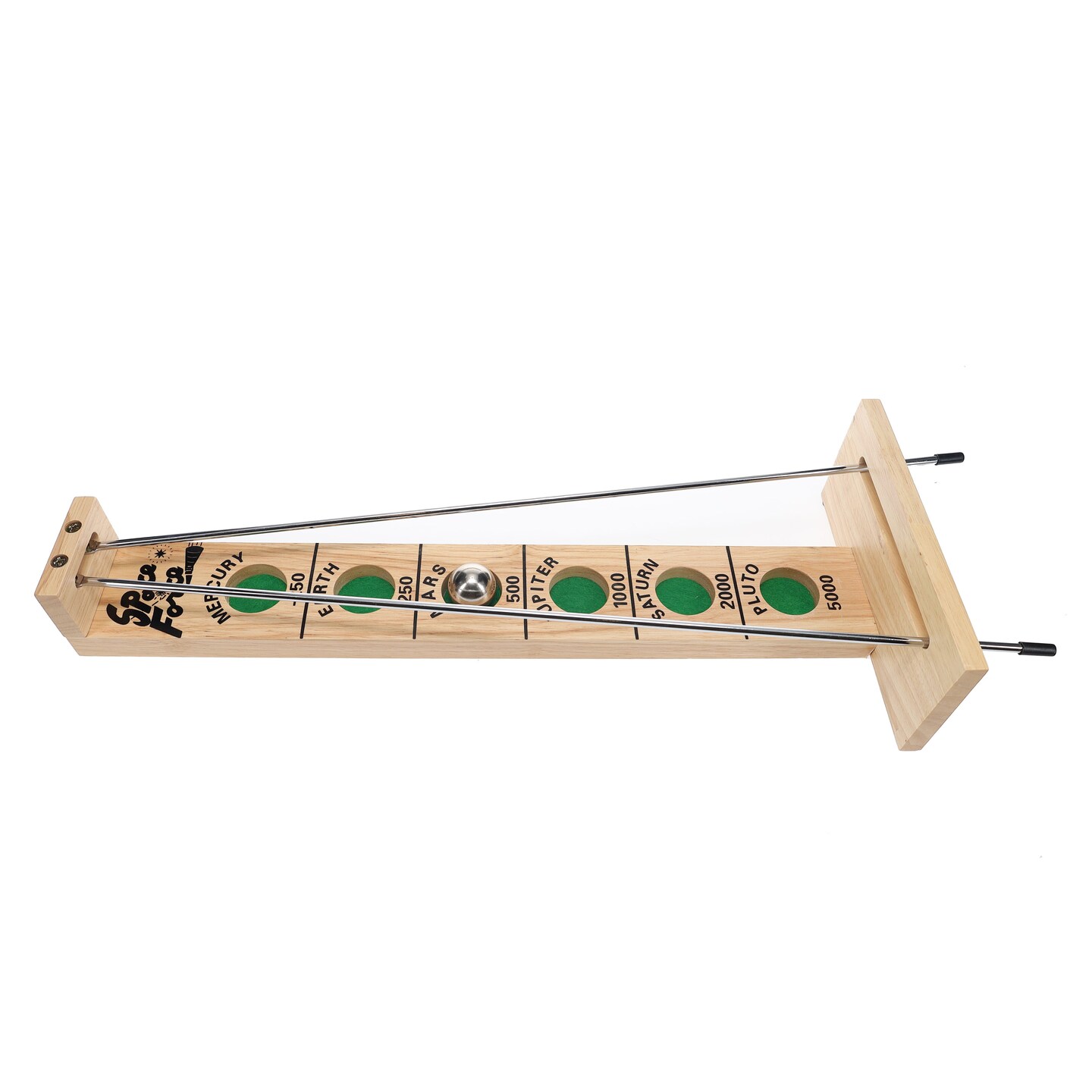 WE Games Shoot The Moon - a Classic 1940's Nostalgia Game - Solid Natural Wood - 17.5 inches