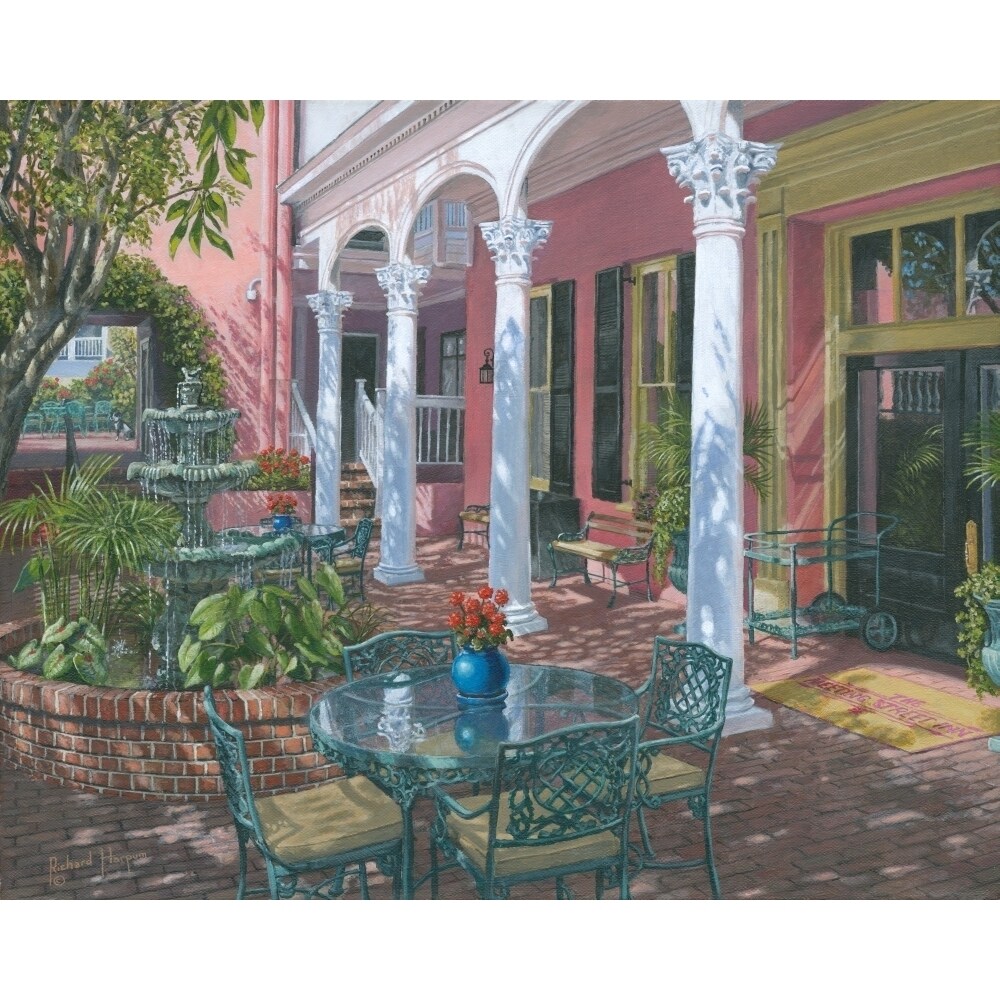 Meeting Street Inn Charleston Poster Print By Richard Harpum