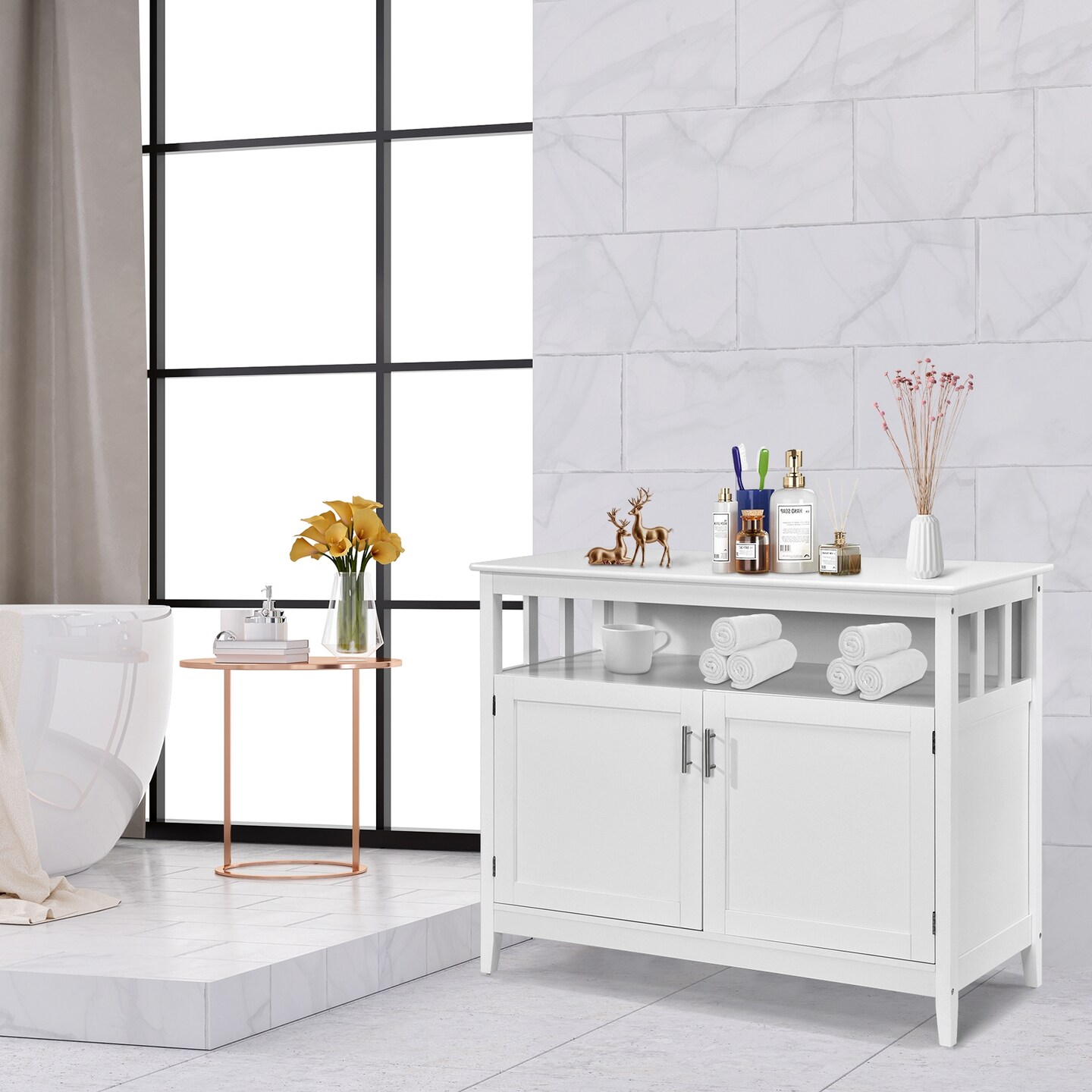 Modern Wooden Kitchen Storage Cabinet