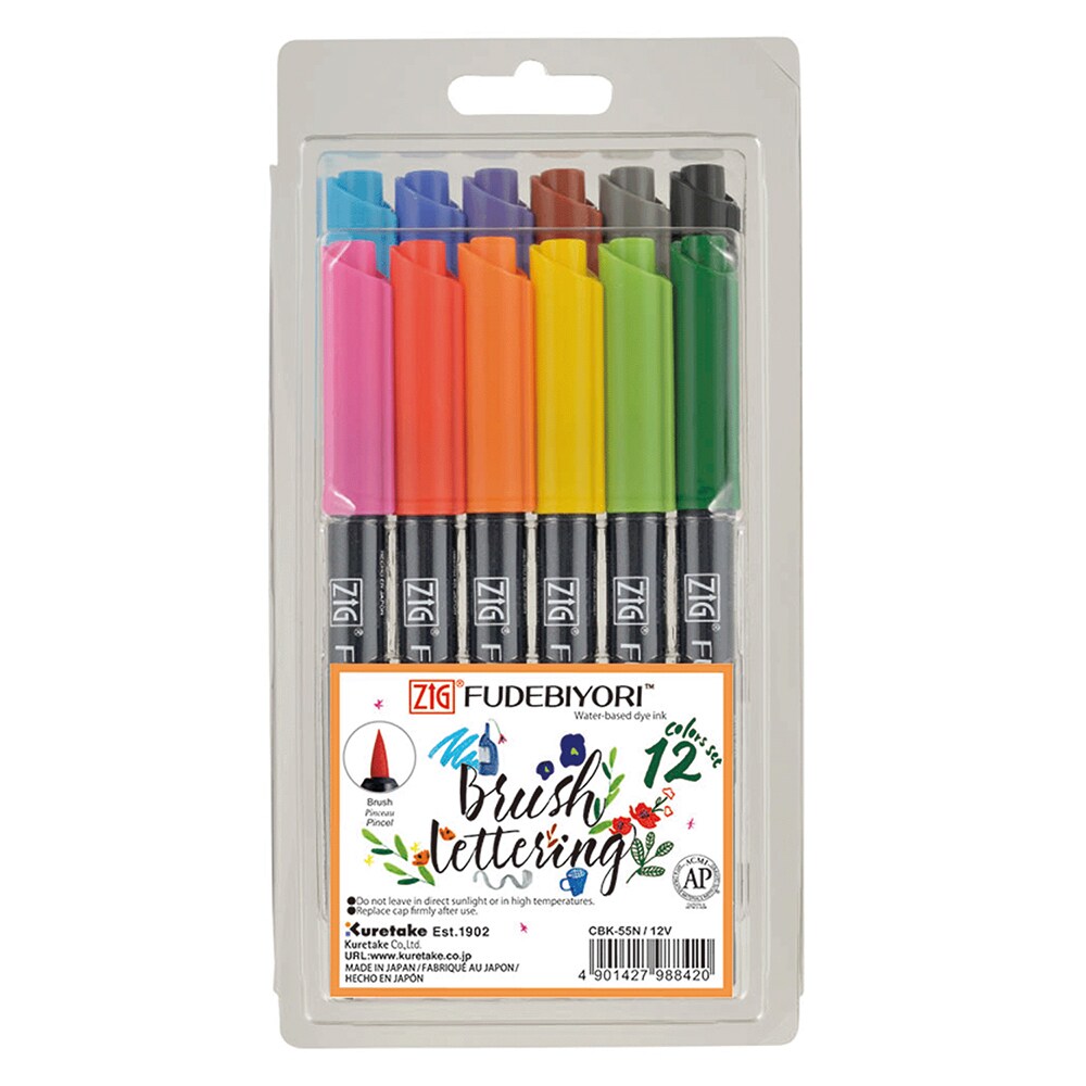 Kuretake&#xAE; Fudebiyori Brush Pen Sets