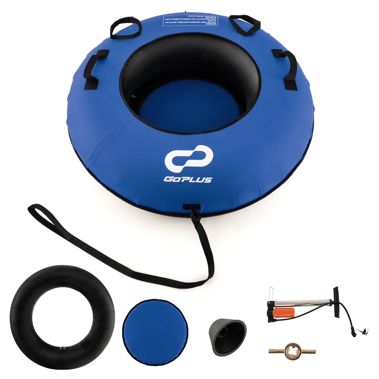 40&#x22; Inflatable Snow Sled For Kids And Adults