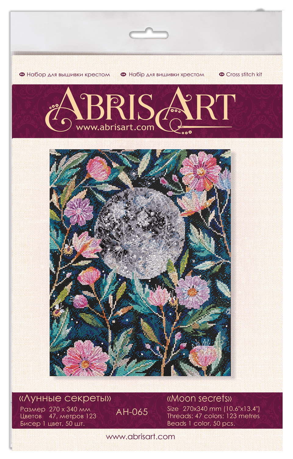 Cross-stitch kit Moon secrets