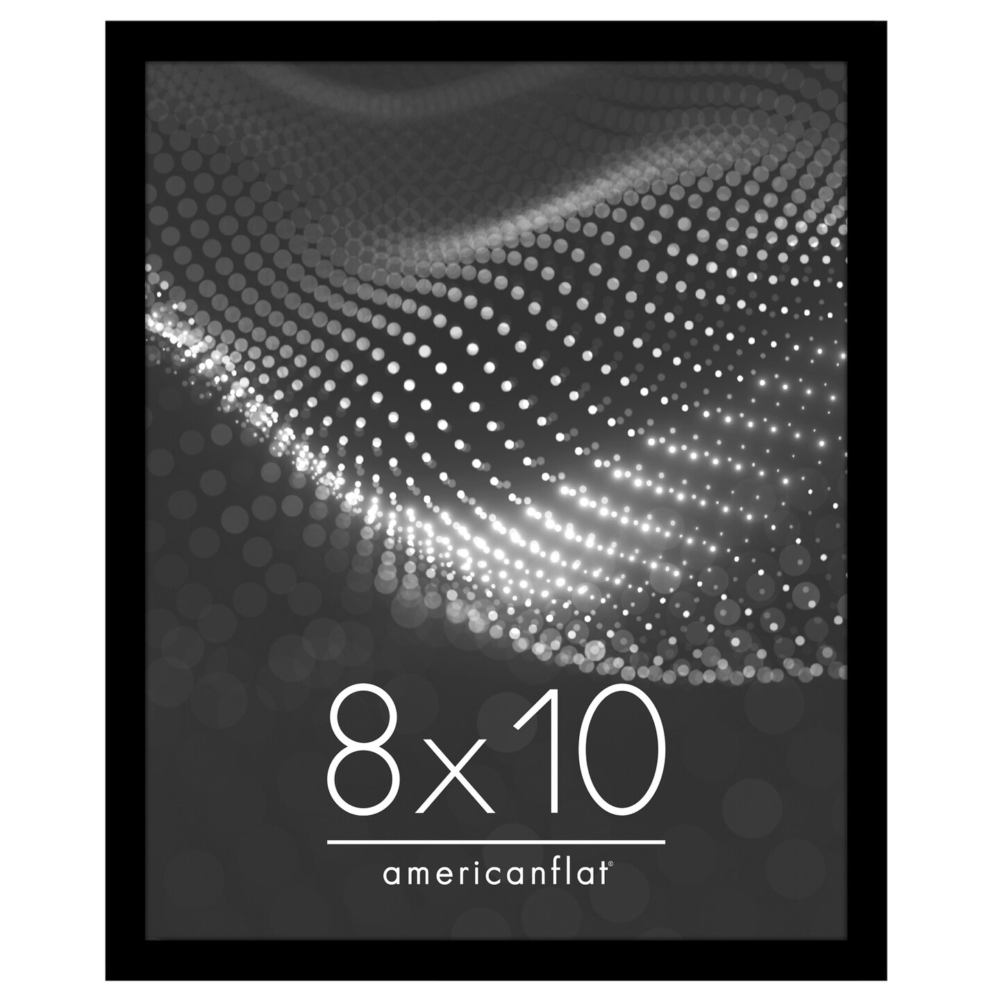 Americanflat Picture Frame - Modern Design, Shatter-Resistant Glass, Dual Sawtooth Hangers, Ideal for Home and Office Decor