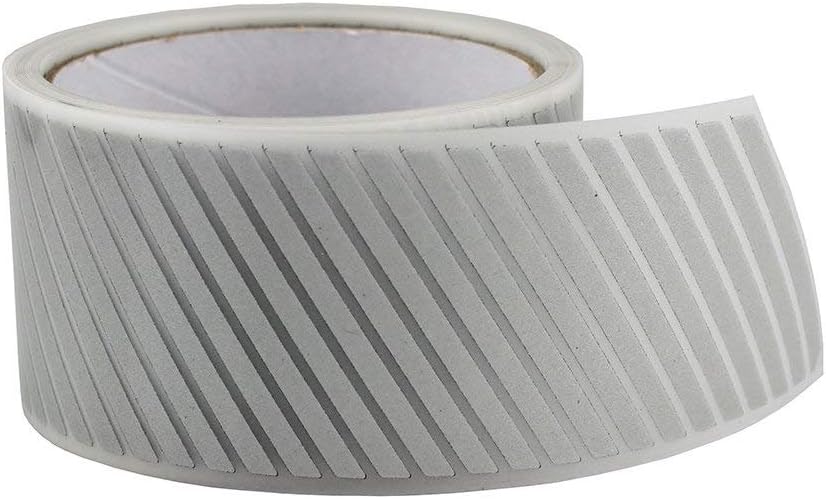 2&#x22; Safety Silver Reflective Iron on Fabric Clothing Tape Stripe Heat Transfer Vinyl Film M02 (2&#x22; x 33ft)
