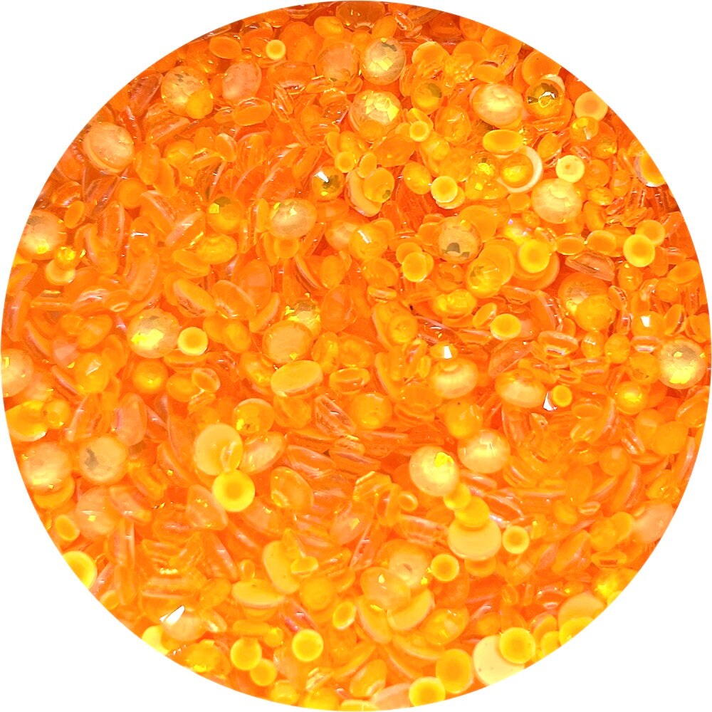 Glass Rhinestones - Mocha Orange Opal - Lauren Quigley's Rock Candy by Glitter Heart Co.™