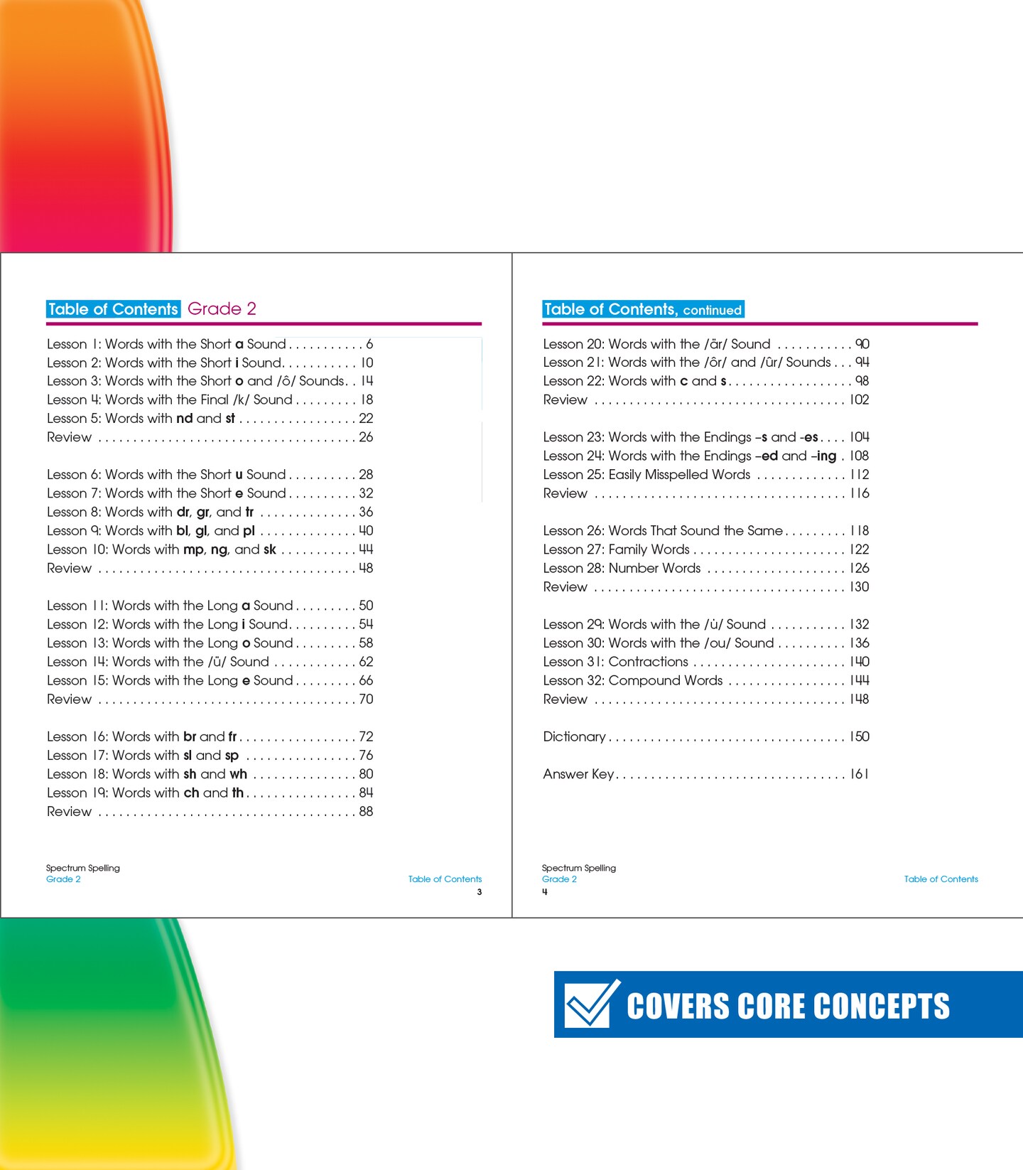 Spectrum 2nd Grade Spelling Workbook, Ages 7 to 8, Spelling Books for 2nd Grade Covering Phonics, Handwriting Practice, Sight Words, Vowels, Dictionary Skills, and More, Spectrum Grade 2