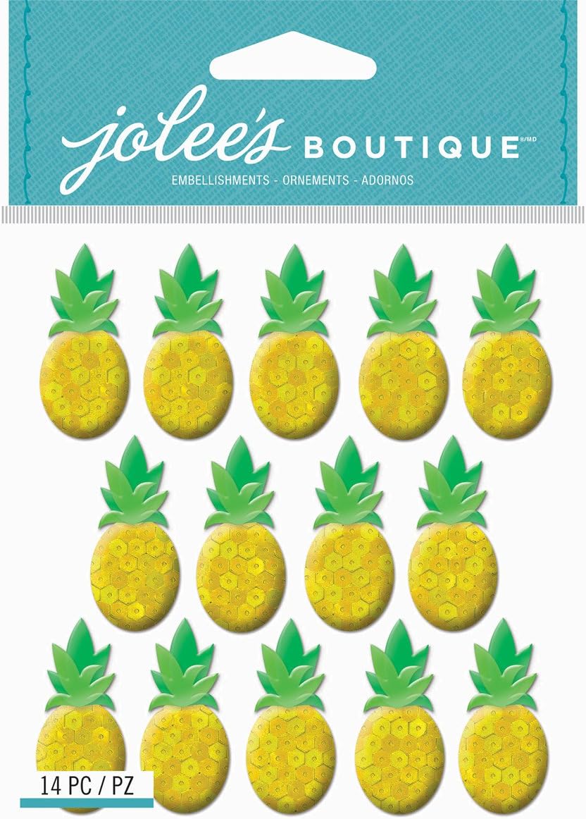 Jolee&#x27;s Boutique Pineapple Repeats Dimensional Stickers