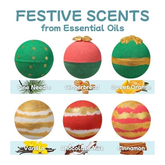 Daisy Encens Santa's Back In Town Kids Surprise Bath Balms Gift Set