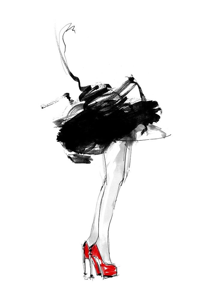 Red Shoes by Lotta Larsdotter - Item # VARPDXL958D