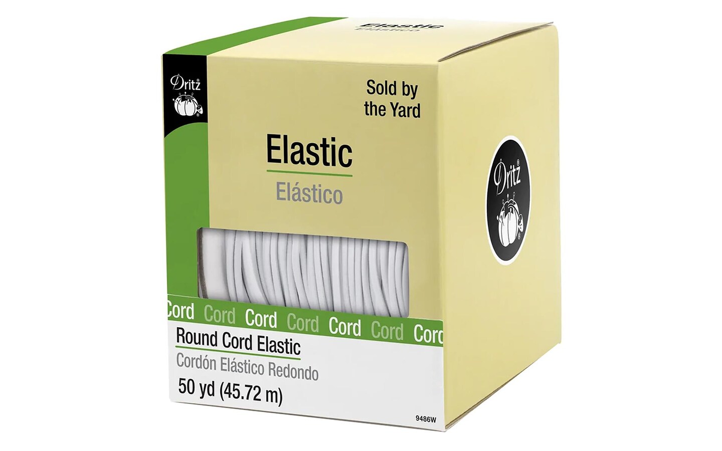 Dritz Elastic Cord Round 50Yd White Michaels