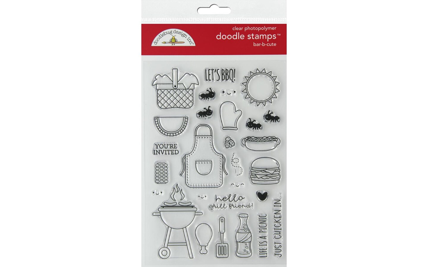 Doodlebug Bar-B-Cute Doodle Stamps