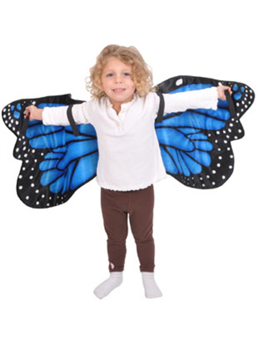 Child Full Arm Costume Accessory Blue Butterfly Wings