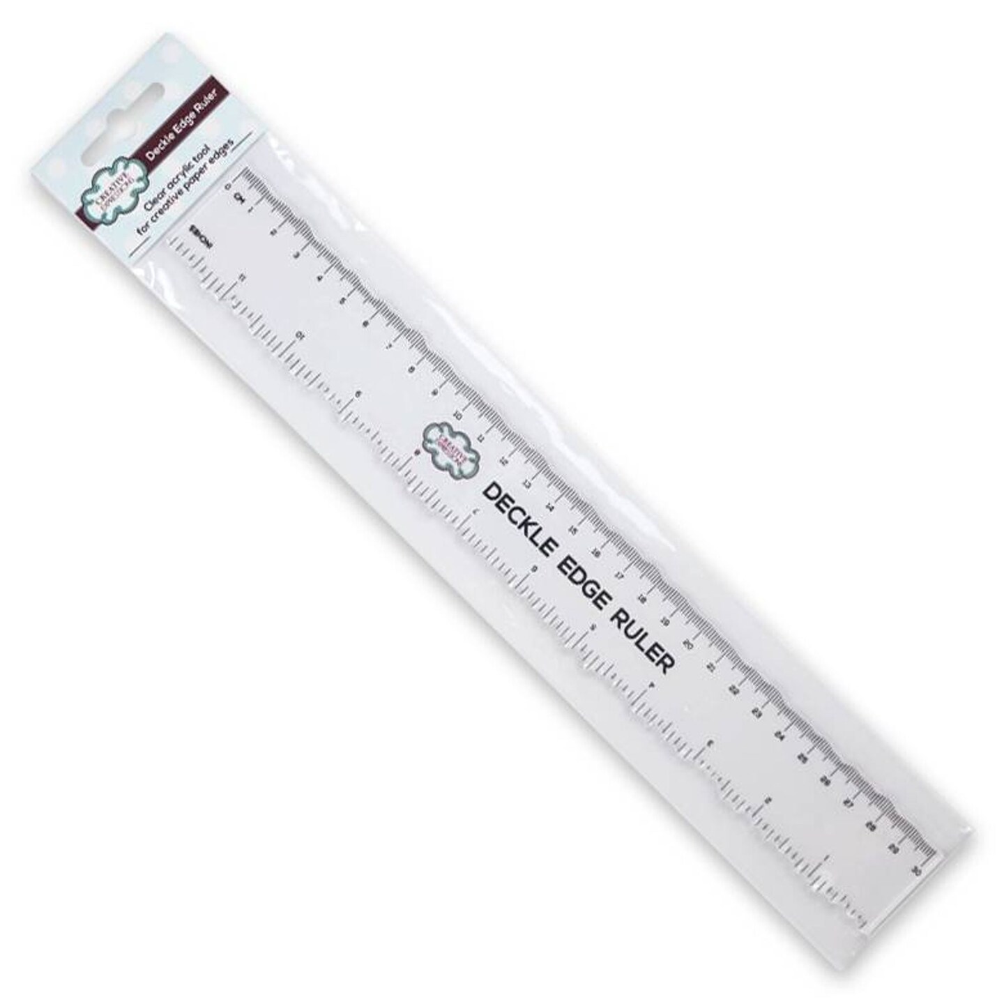  Paper Tearing Ruler Deckle Edge Ruler with 2 Different Edges  Acrylic Irregular Edges Ruler Craft Ruler for Cutting Paper-11.34 inches :  Office Products