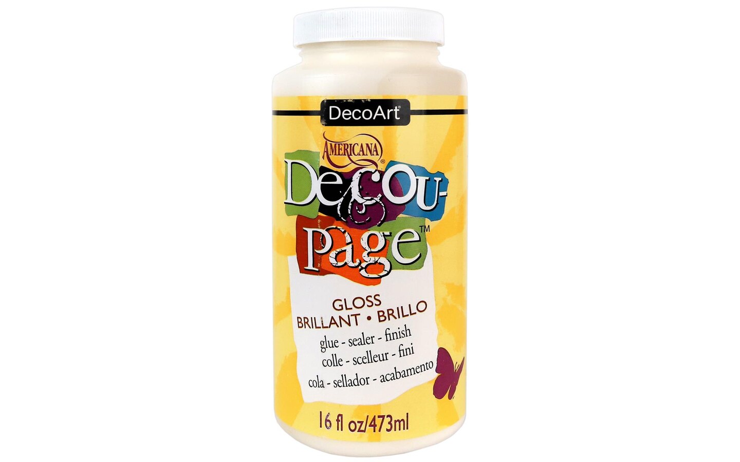 Decoart Decoupage Glue & Sealer Gloss 16Oz Michaels