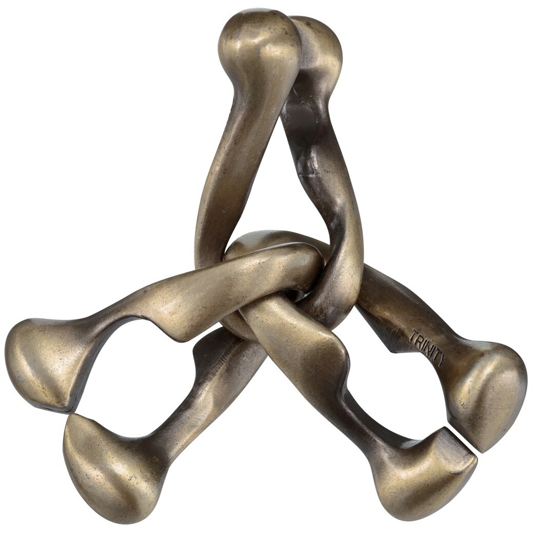 Bepuzzled Hanayama Cast Puzzle-Trinity Level 6