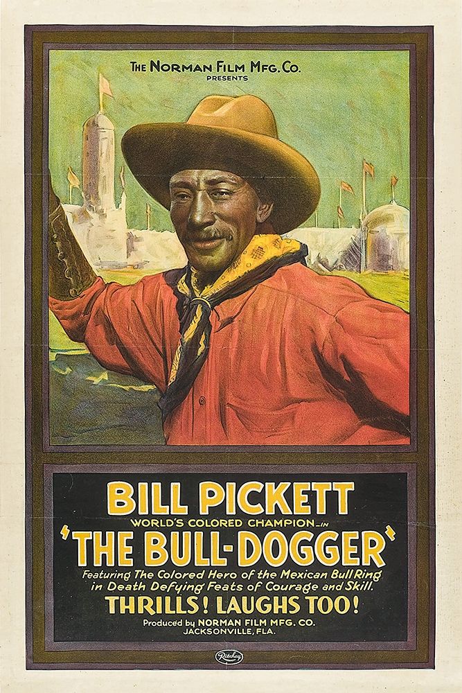 Bill Pickett The Bull-Dogger by Vintage Poster - Item # VARPDX57949