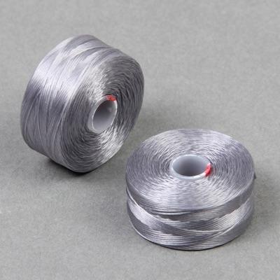 C-Lon Size D Beading Thread - 1 Bobbin - Gray