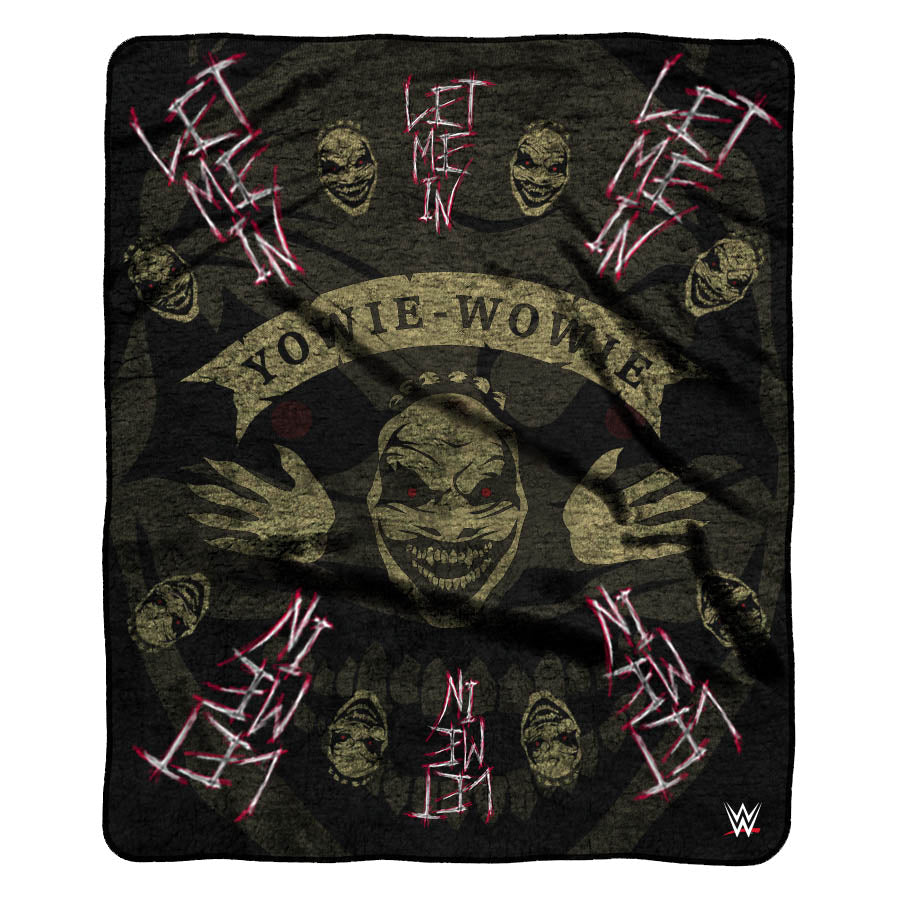 Sleep Squad WWE Bray Wyatt "The Fiend" 60” x 80” Raschel Plush Blanket
